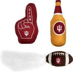 Pets First Indiana Plush Cat Toys with Catnip, 3 count