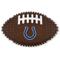 Show in main carousel: Pets First Indianapolis Colts Hard Nylon Football Dog Chew Toy, Brown slide 1 of 5