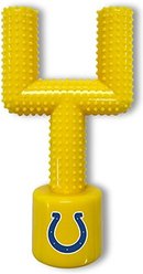 Pets First Indianapolis Colts Hard Nylon Goal Post Dog Chew Toy, Yellow