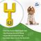Show in main carousel: Pets First Indianapolis Colts Hard Nylon Goal Post Dog Chew Toy, Yellow slide 4 of 5