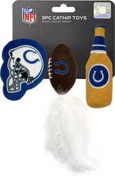 Pets First Indianapolis Colts Plush Cat Toys with Catnip, 3 count slide 2 of 5