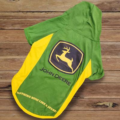 Show full view: Pets First Jod John Deere Dog & Cat Hoodie Tee Shirt, Medium slide 5 of 6