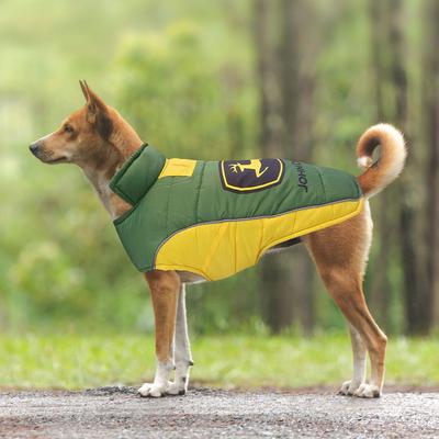 Show full view: Pets First Jod John Deere Dog & Cat Puffer Vest, Large slide 5 of 6