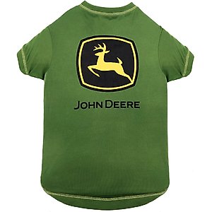Pets First Jod John Deere Dog & Cat Tee Shirt, Medium