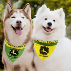 Pets First Jod John Deere Reversible Dog & Cat Bandana, Large/X-Large slide 2 of 6
