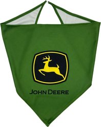 Pets First Jod John Deere Tie Around Dog & Cat Bandana, Large/X-Large