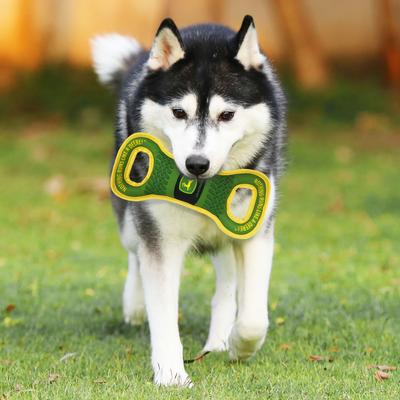 Show full view: Pets First John Deere Nylon Tug Tough Squeaky Dog Chew Toy slide 2 of 5