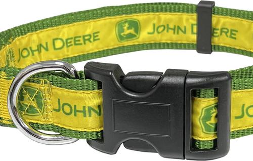Show full view: Pets First John Deere Satin Dog Collar, Large slide 4 of 6