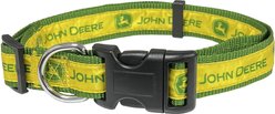 Pets First John Deere Satin Dog Collar, Small