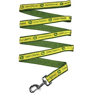 Pets First John Deere Satin Dog Leash, Large