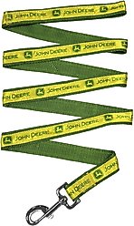Pets First John Deere Satin Dog Leash, Small