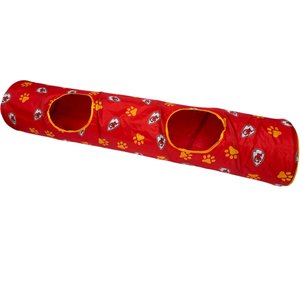 Pets First Kansas City Chiefs Cat Tunnel Toy with Catnip