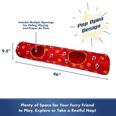 Show full view: Pets First Kansas City Chiefs Cat Tunnel Toy with Catnip slide 6 of 10