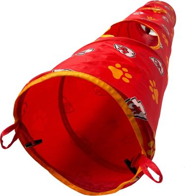 Show full view: Pets First Kansas City Chiefs Cat Tunnel Toy with Catnip slide 3 of 10