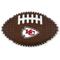 Show in main carousel: Pets First Kansas City Chiefs Hard Nylon Football Dog Chew Toy, Brown slide 1 of 5