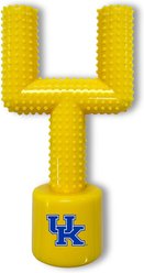 Pets First Kentucky Hard Nylon Goal Post Dog Chew Toy, Yellow