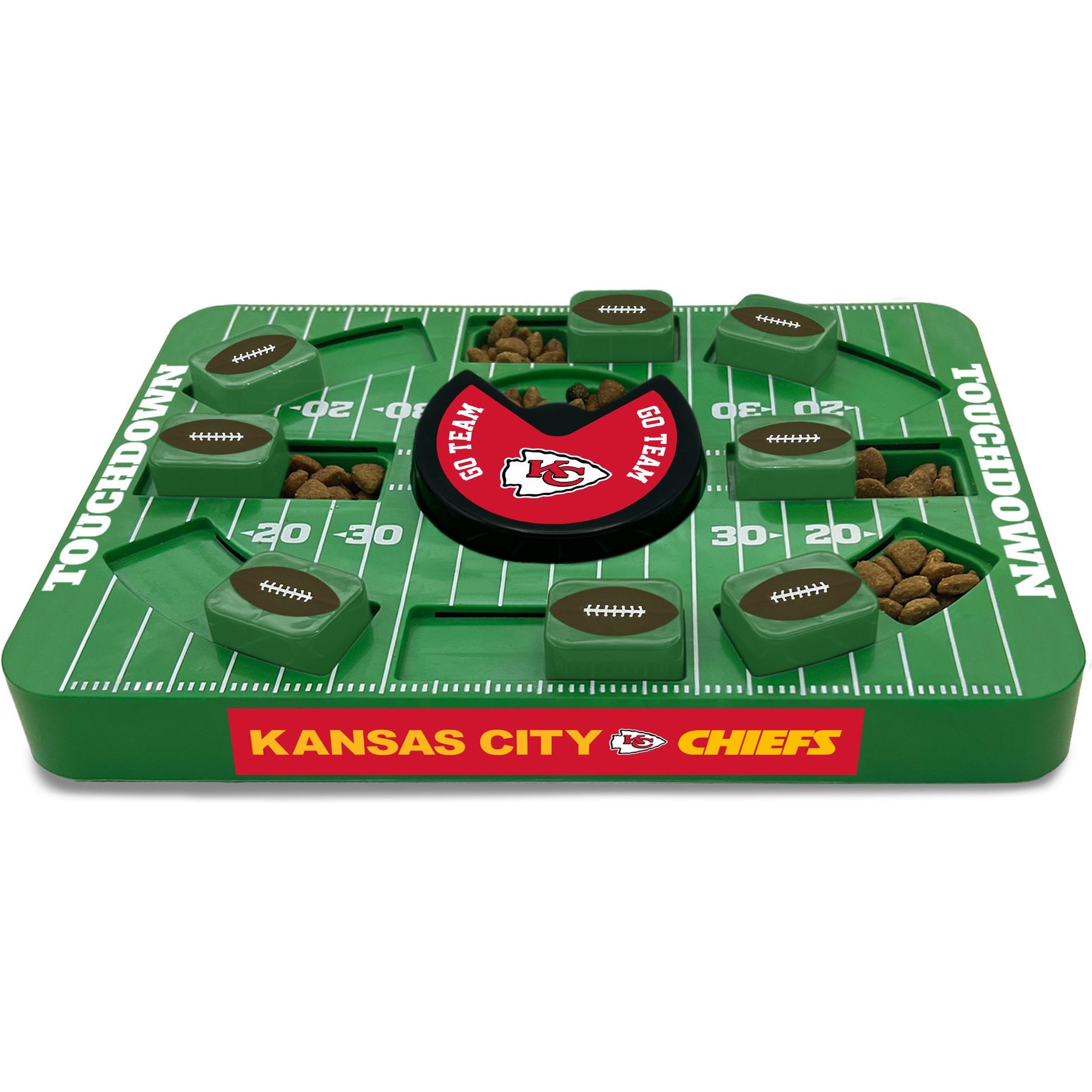 Pets First Large Treat Dispensing Dog Puzzle Toy, Kansas City Chiefs