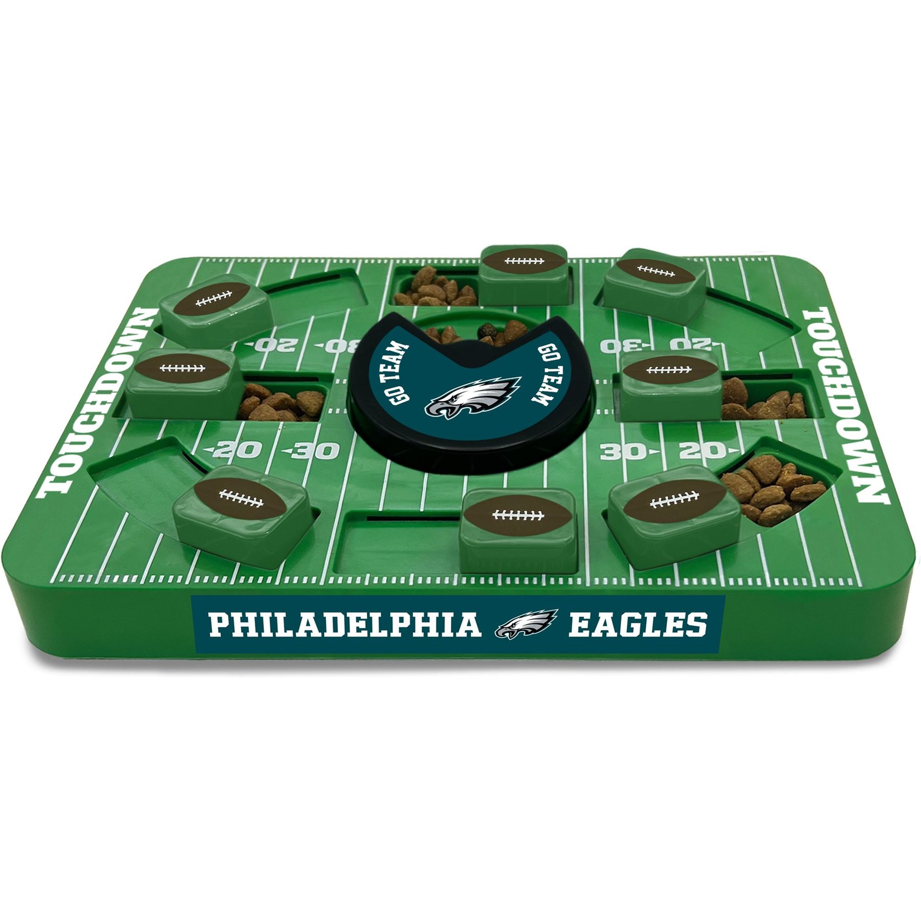 Pets First Large Treat Dispensing Dog Puzzle Toy, Philadelphia Eagles