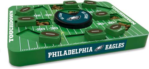 Show full view: Pets First Large Treat Dispensing Dog Puzzle Toy, Philadelphia Eagles slide 3 of 8