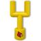 Show in main carousel: Pets First Louisville Hard Nylon Goal Post Dog Chew Toy, Yellow slide 1 of 5