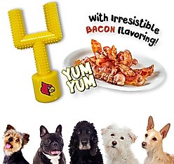 Pets First Louisville Hard Nylon Goal Post Dog Chew Toy, Yellow slide 2 of 5