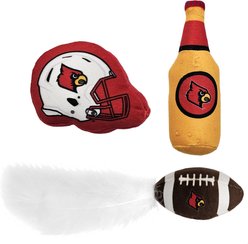 Pets First Louisville Plush Cat Toys with Catnip, 3 count