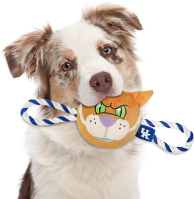 Show full view: Pets First Mascot Tough Squeaky Plush Dog Chew Toy, Kentucky slide 3 of 5