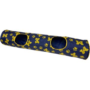 Pets First Michigan Wolverines Cat Tunnel Toy with Catnip