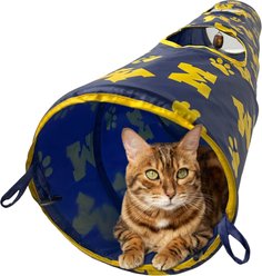 Pets First Michigan Wolverines Cat Tunnel Toy with Catnip slide 2 of 9