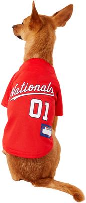 Show full view: Pets First MLB Dog & Cat Jersey, Washington Nationals, Small slide 5 of 12