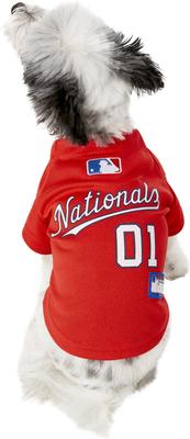 Show full view: Pets First MLB Dog & Cat Jersey, Washington Nationals, X-Small slide 5 of 12