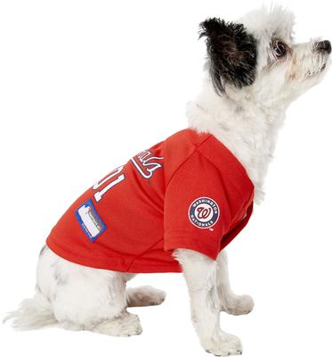 Show full view: Pets First MLB Dog & Cat Jersey, Washington Nationals, X-Small slide 8 of 12