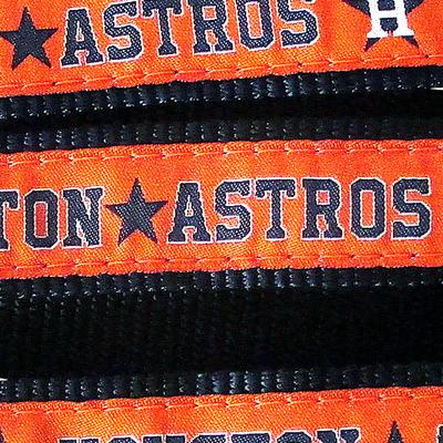 Show full view: Pets First MLB Nylon Dog Leash, Houston Astros, Medium: 4-ft long, 5/8-in wide slide 3 of 7