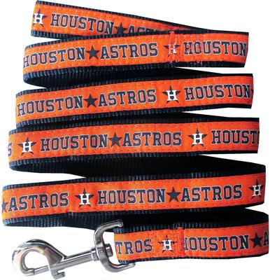 Show full view: Pets First MLB Nylon Dog Leash, Houston Astros, Medium: 4-ft long, 5/8-in wide slide 4 of 7