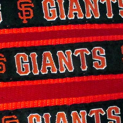 Show full view: Pets First MLB Nylon Dog Leash, San Francisco Giants, Small: 4-ft long, 3/8-in wide slide 3 of 7