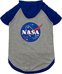 Pets First Nasa Nasa Logo Dog & Cat Hoodie Tee Shirt, Medium