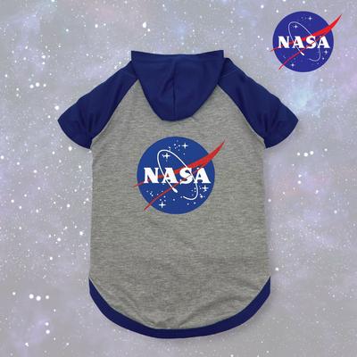 Show full view: Pets First Nasa Nasa Logo Dog & Cat Hoodie Tee Shirt, Medium slide 5 of 5