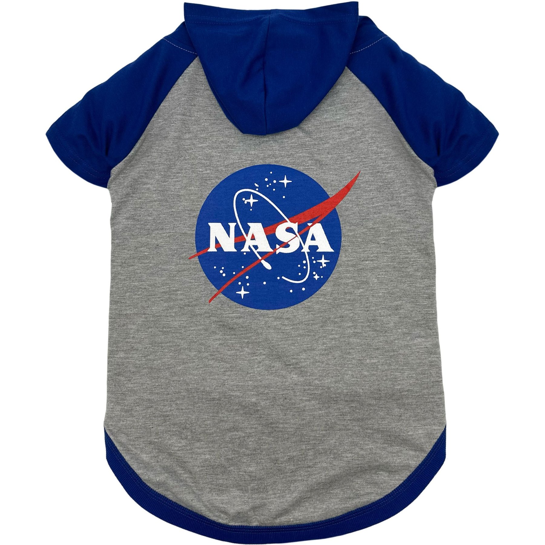 Pets First Nasa Nasa Logo Dog & Cat Hoodie Tee Shirt, X-Small