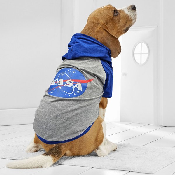 Pets First Nasa Nasa Logo Dog & Cat Hoodie Tee Shirt