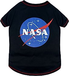 Pets First Nasa Nasa Logo Dog & Cat Tee, Small
