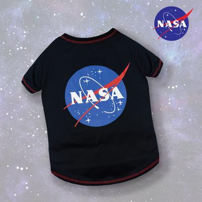 Show full view: Pets First Nasa Nasa Logo Dog & Cat Tee, X-Small slide 6 of 7