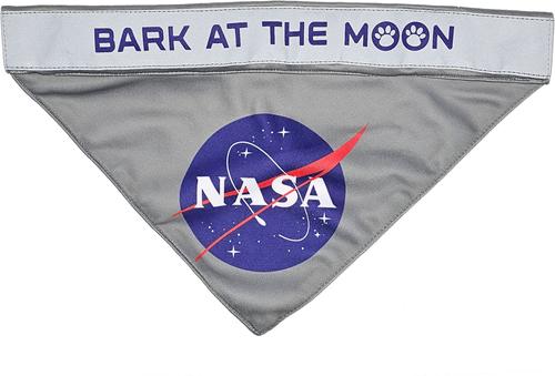Show full view: Pets First Nasa Nasa Reflective Reversible Dog & Cat Bandana, Large/X-Large slide 3 of 6