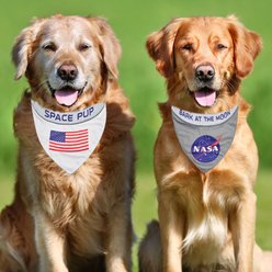 Pets First Nasa Nasa Reflective Reversible Dog & Cat Bandana, Small/Medium slide 2 of 6