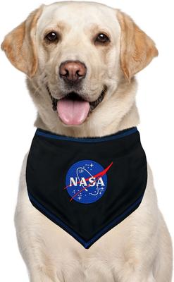 Show full view: Pets First Nasa Nasa Tie Around Dog & Cat Bandana, Large/X-Large slide 5 of 6