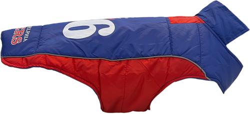 Show full view: Pets First NBA 76Ers Dog & Cat Puffer Vest, Medium slide 3 of 6