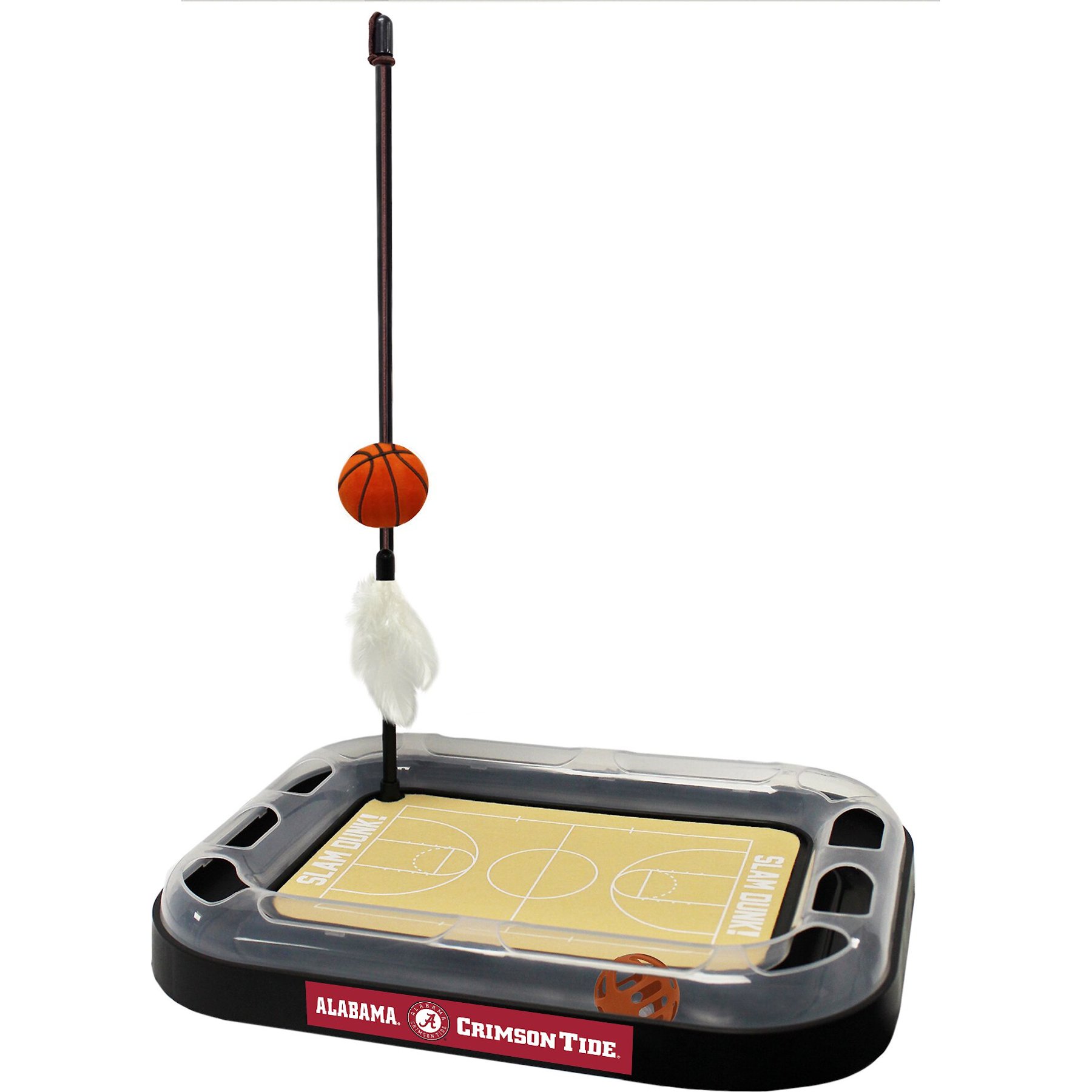 Pets First NBA Basketball Court Cat Scratcher Toy with Catnip, Alabama