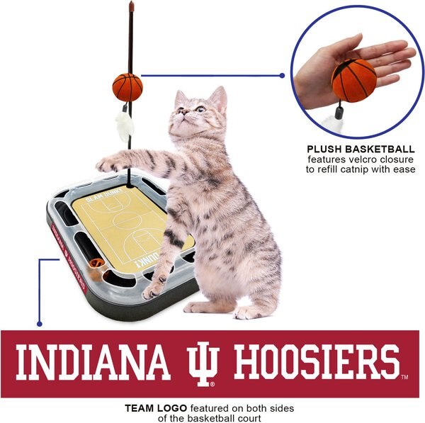 Pets First NBA Basketball Court Cat Scratcher Toy with Catnip