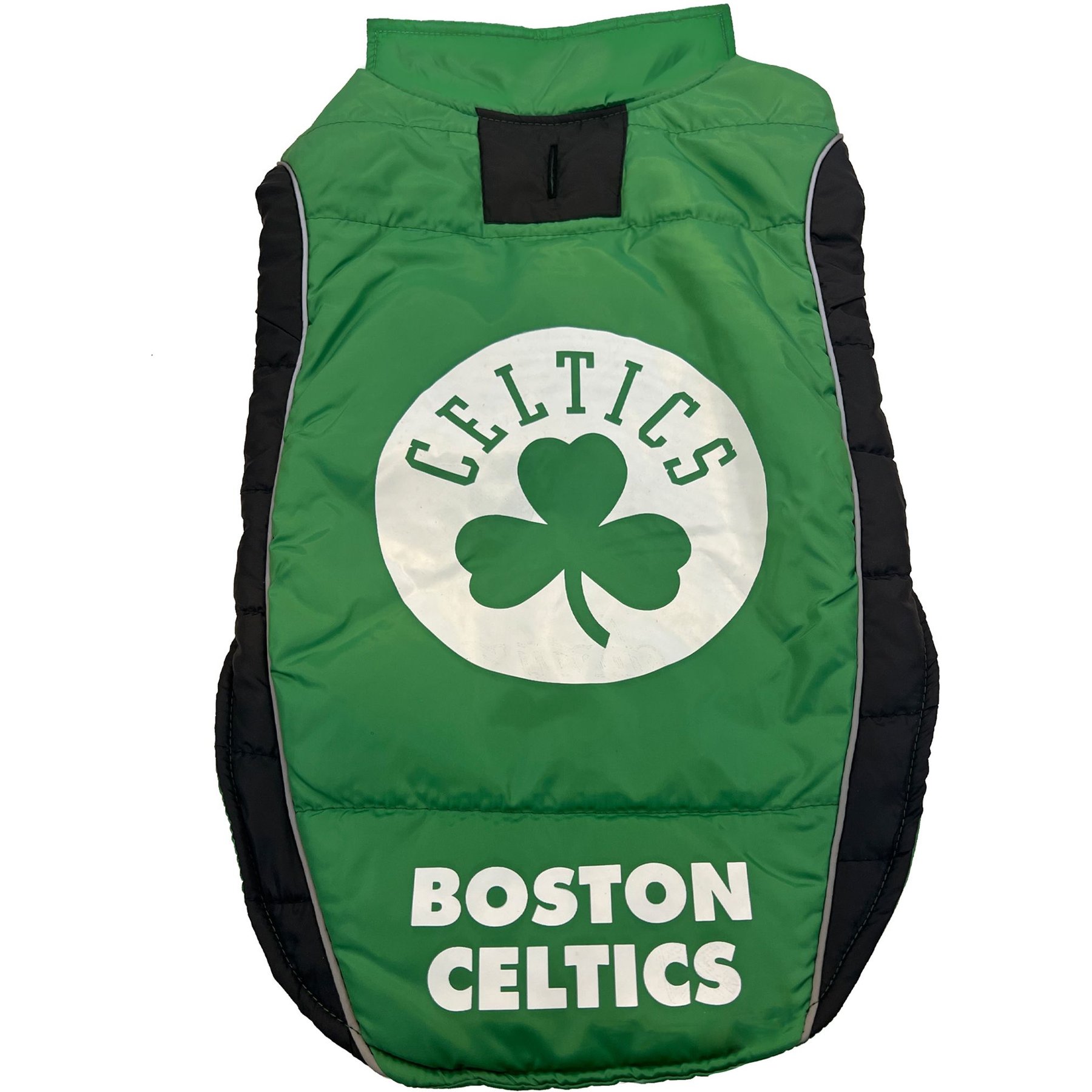 Pets First NBA Boston Celtics Dog & Cat Puffer Vest, Large