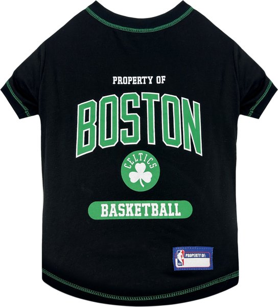 Show full view: Pets First NBA Boston Celtics Dog & Cat Tee Shirt, Large slide 1 of 5