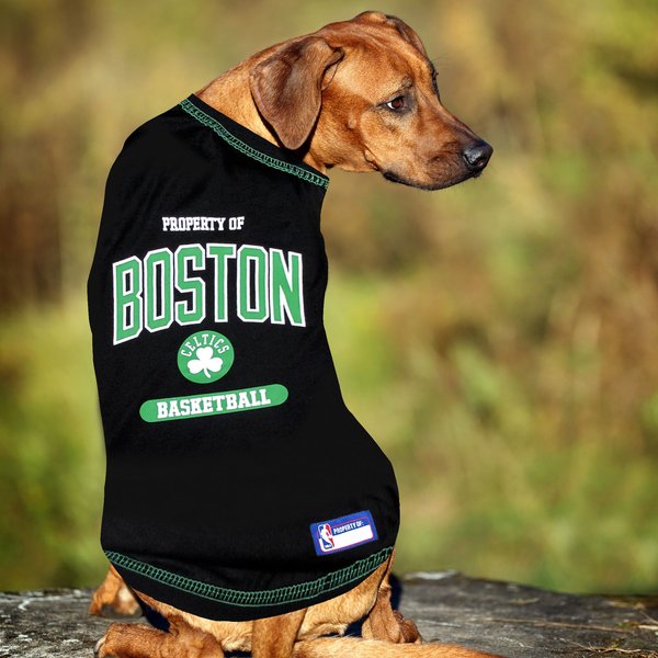 Show full view: Pets First NBA Boston Celtics Dog & Cat Tee Shirt, Large slide 5 of 5